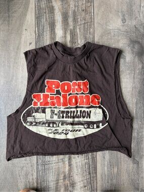 Post Malone F-1 Trillion 2024 Tour Crop Top Size Medium